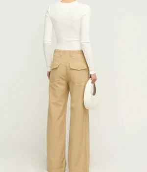 T-shirts & Tanks-Citizens of Humanity Adeline Long Sleeved Top in Soft White