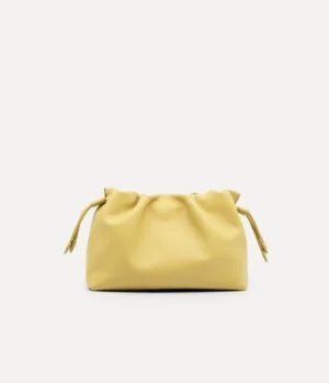 Bags-Studio Amelia Alexandra Petite Drawstring Clutch in Butter