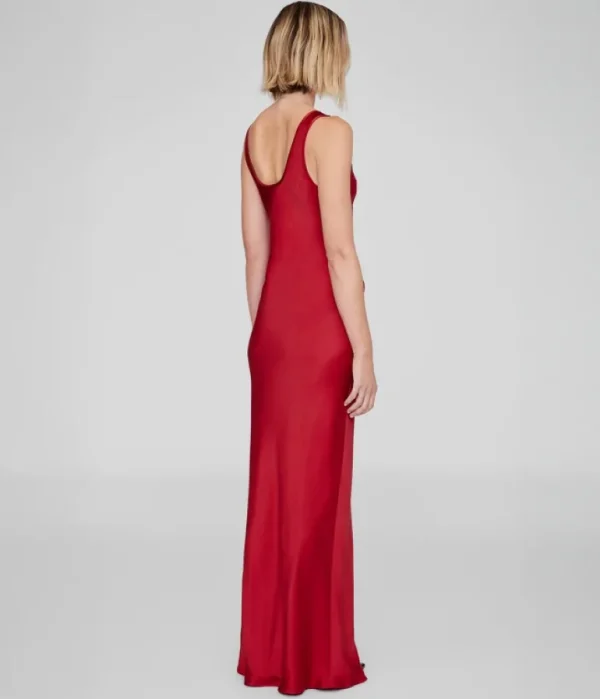 Dresses-Anine Bing Alison Dress in Scarlet Red