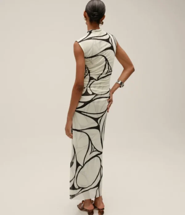 Dresses-Cala De La Cruz Alma Dress in Black and White