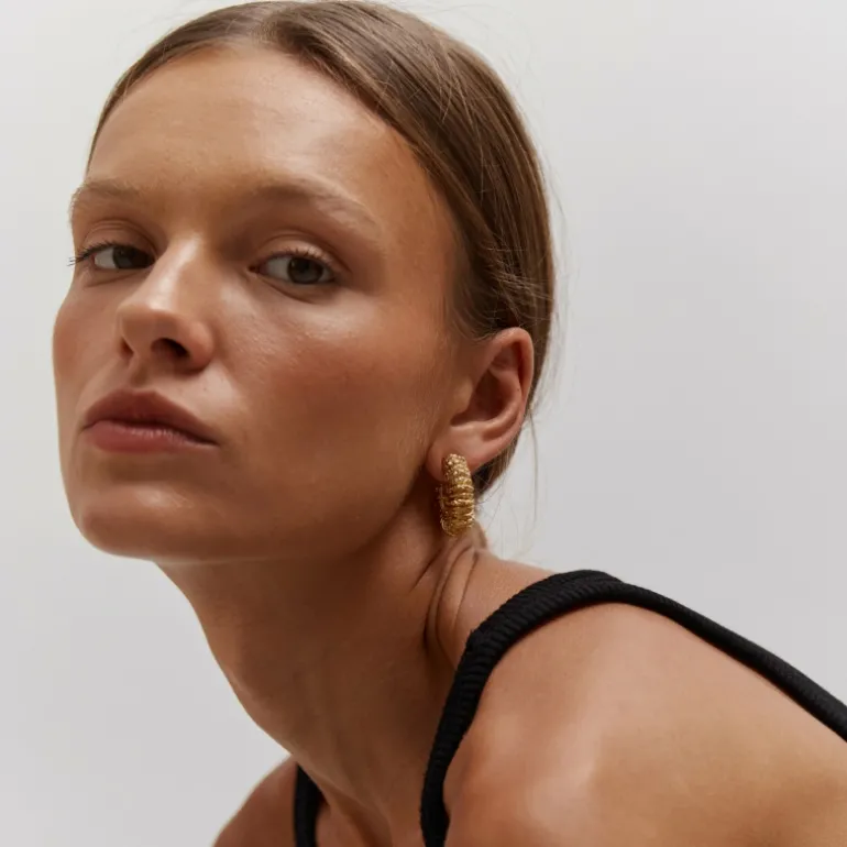 Jewellery-Mode Sportif Amulet Earrings in Gold