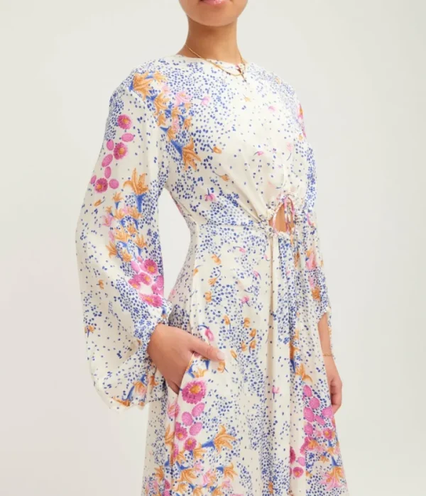 Dresses-Agua by Agua Bendita Antonieta Maxi Kaftan in Capullo
