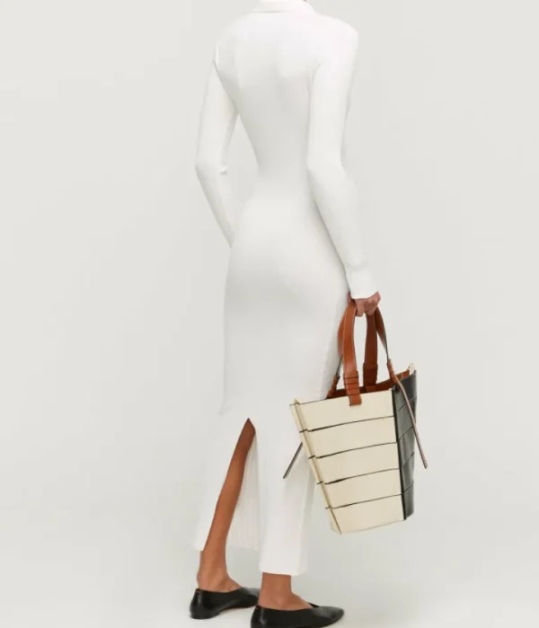 Dresses-Yaitte Aspen Knit Polo Dress in Crisp White