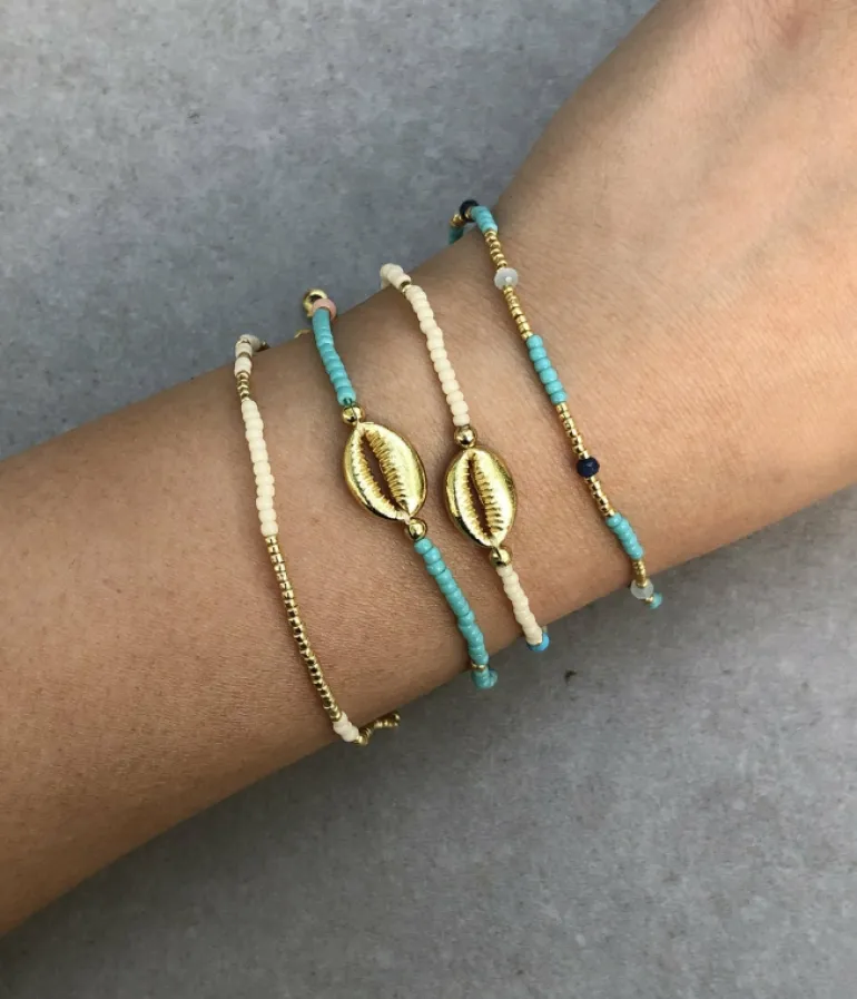 Jewellery | Bracelets-Anni Lu Asym Bracelet in Ecru