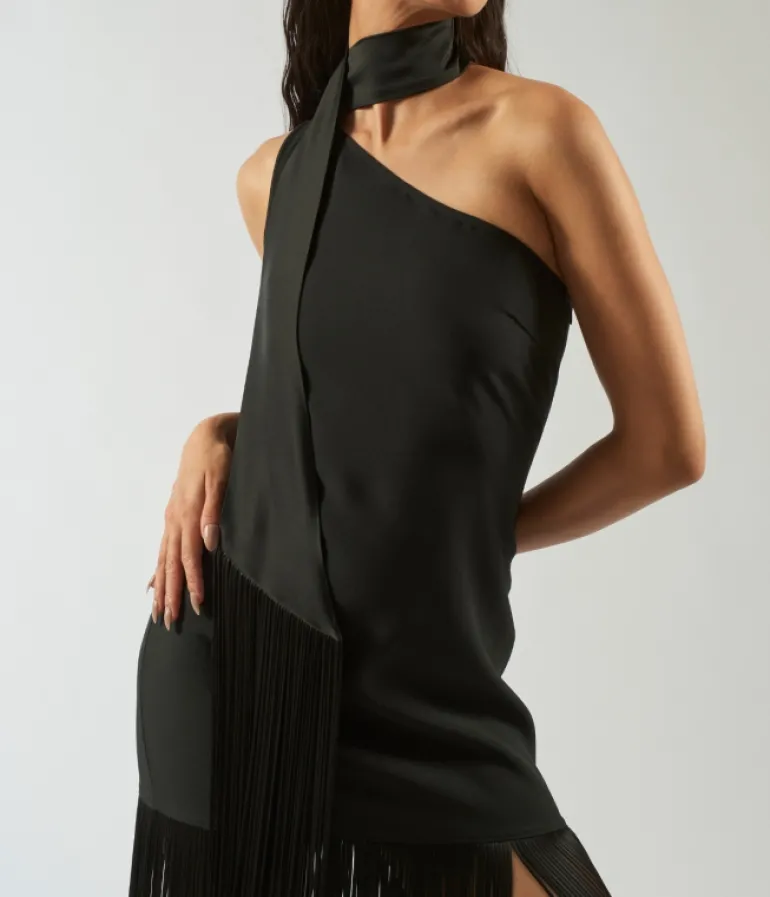Dresses-Taller Marmo Atlanta Dress in Black