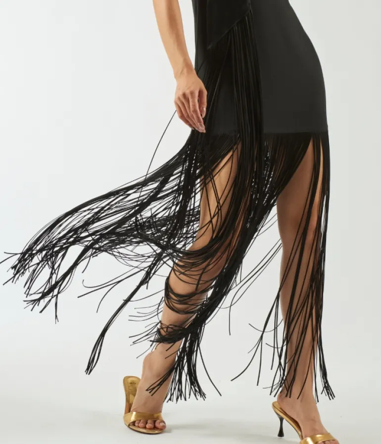 Dresses-Taller Marmo Atlanta Dress in Black