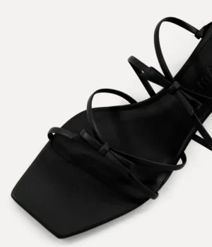 Heels & Pumps-Studio Amelia Ballet Strappy Mule in Black