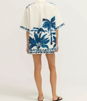 Tops-Hansen & Gretel Bohdi Shirt in Blue Hawaii