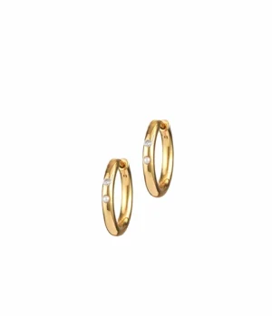 Jewellery | Earrings-Anni Lu Brigitte Hoops