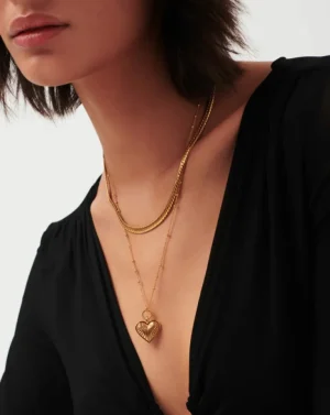 Jewellery | Necklaces-Missoma Camail Chain Necklace in Gold