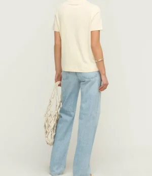 T-shirts & Tanks-Samsoe Samsoe Camino T-shirt in Clear Cream