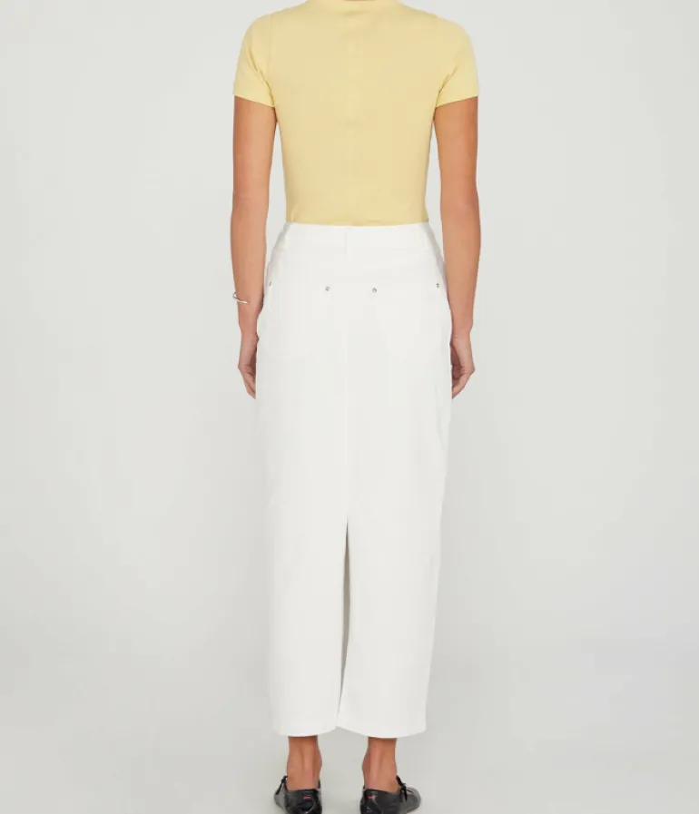T-shirts & Tanks-Flore Flore Car Fitted Crew Tee in Straw