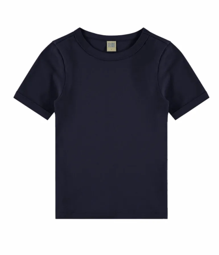 T-shirts & Tanks-Flore Flore Car Tee in Navy