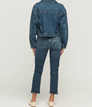 Denim-Citizens of Humanity Charlotte High Rise Straight in Jubilee