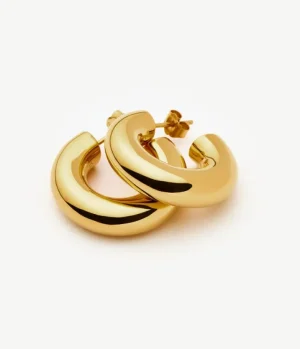 Jewellery-Missoma Chubby Oversized Hoop Earrings in Gold