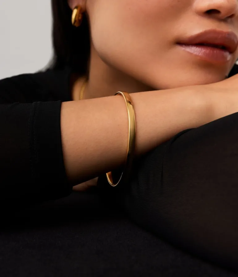 Jewellery | Bracelets-Mode Sportif Classic Bangle in Gold