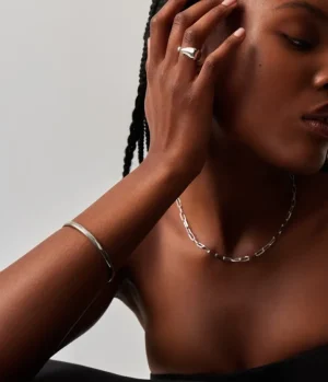 Jewellery | Bracelets-Missoma Classic Bangle in Silver