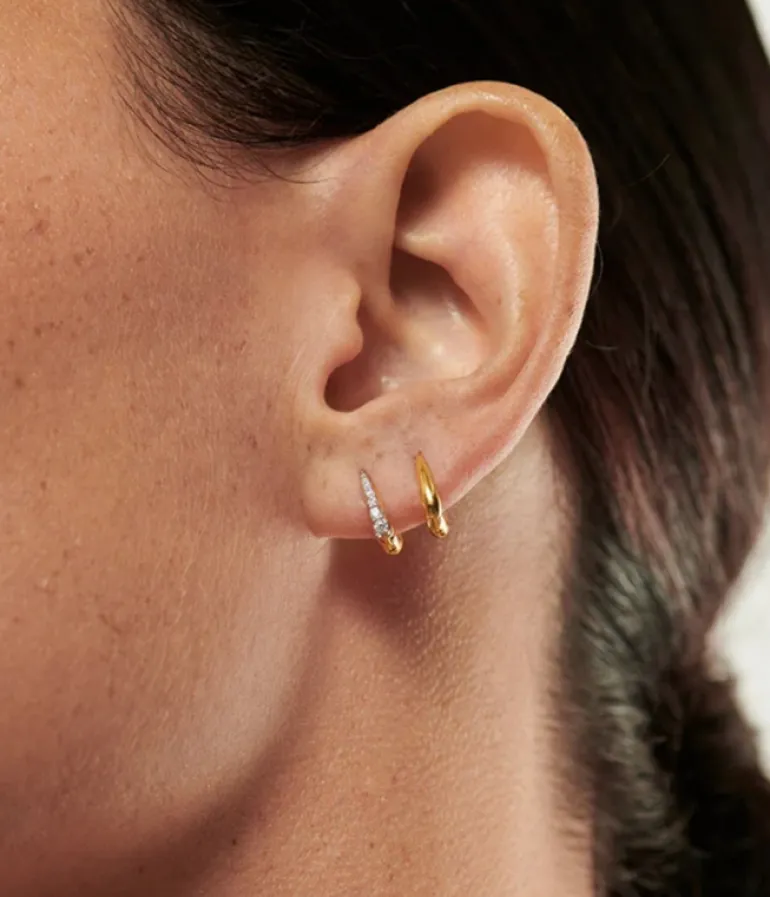 Jewellery | Earrings-Missoma Claw Pave Huggies