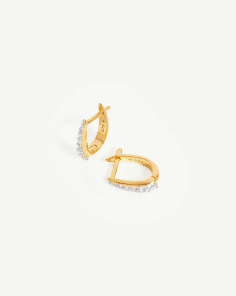 Jewellery | Earrings-Missoma Claw Pave Huggies