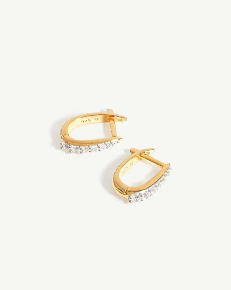Jewellery | Earrings-Missoma Claw Pave Huggies