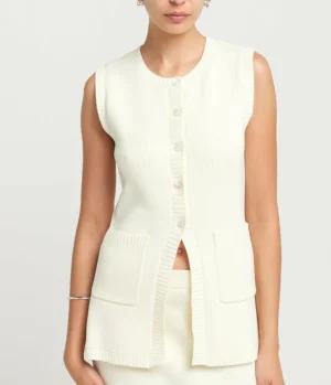 Tops-Anna Quan Codie Sleeveless Vest Top in Silence