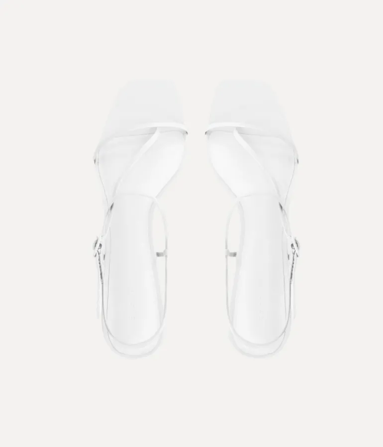 Heels & Pumps-Studio Amelia Cross Front Heel in White