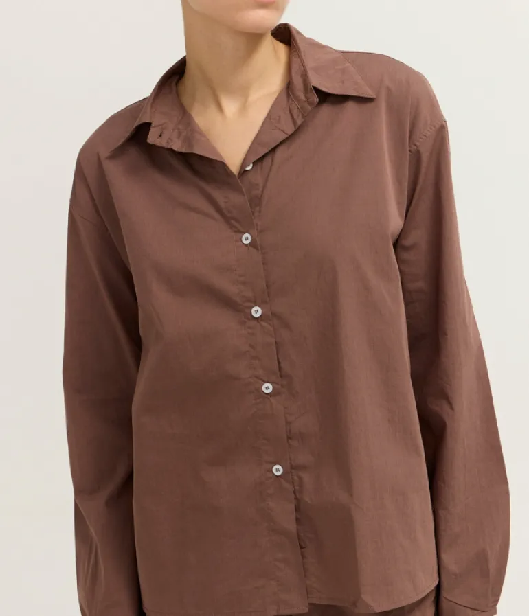 Mode Living | Tops-Deiji Studios Day Shirt in Cedar