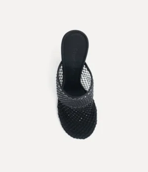 Heels & Pumps-Studio Amelia Dolly Mesh Mule in Black