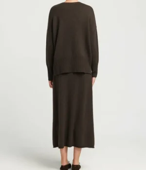 Loungewear | Skirts-Lisa Yang Elin Knitted Skirt in Wood