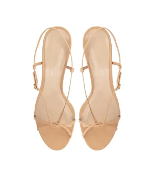 Heels & Pumps-Studio Amelia Entwined Strappy Heel in Beige