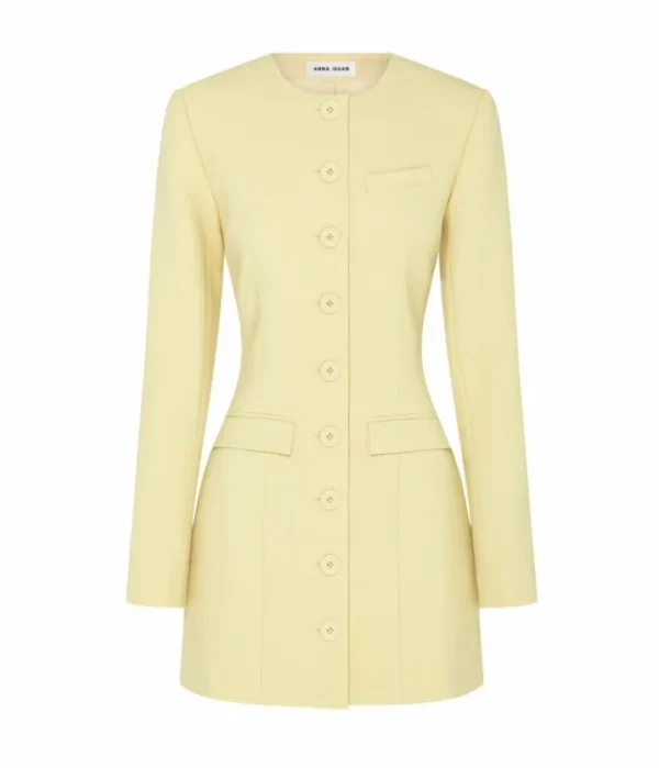 Dresses-Anna Quan Eva Dress in Butter