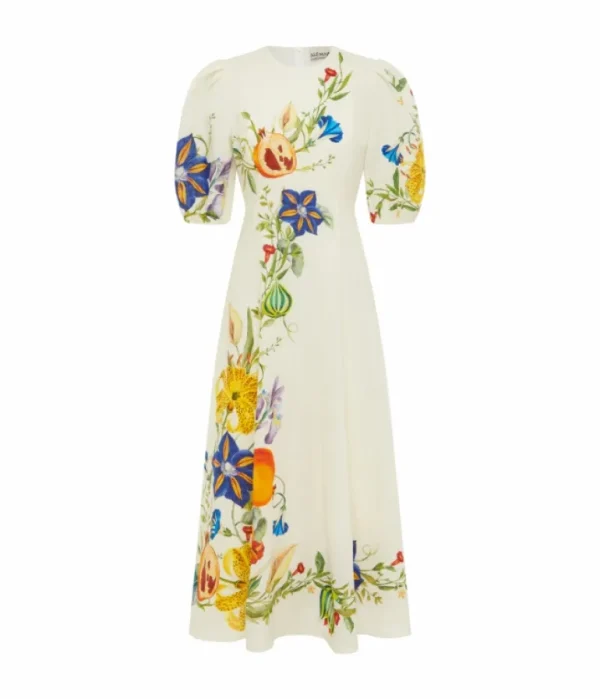 Dresses-Alemais Flores Midi Dress
