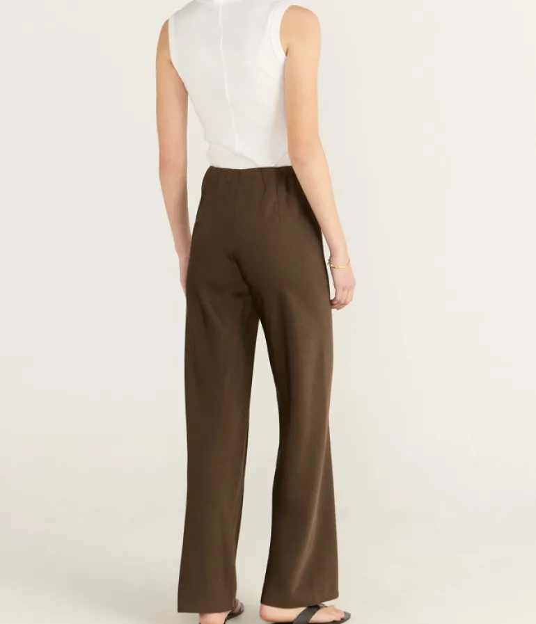Pants-Vince Fluid Bias Pant in Vine