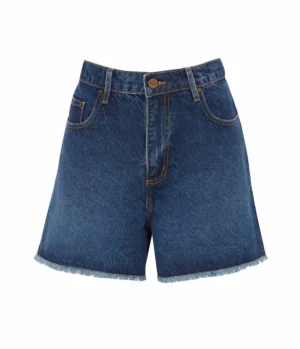 Denim-Maggie Marilyn Freddie Short in Blue