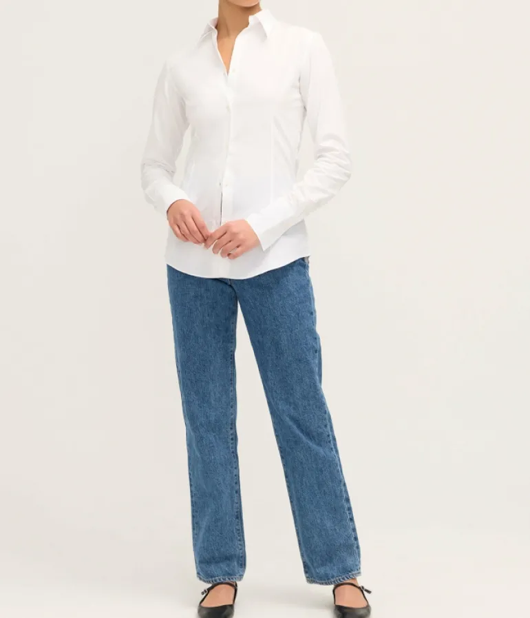 Tops-Flore Flore Giulia Shirt in White