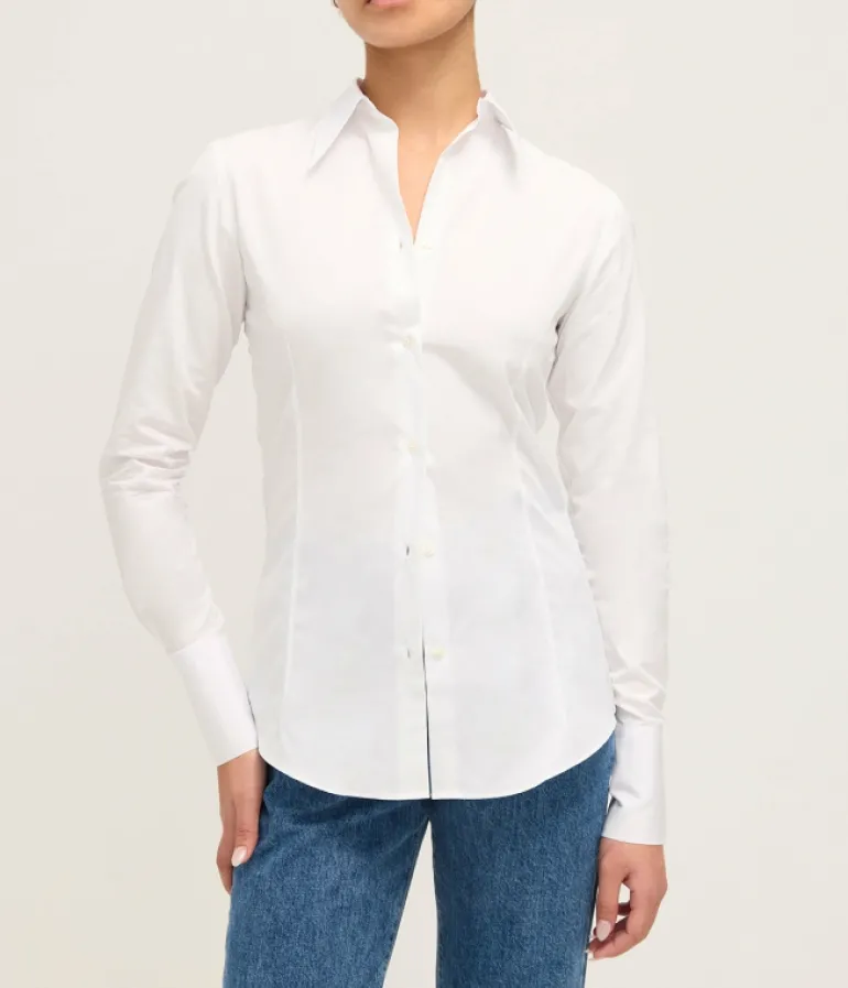 Tops-Flore Flore Giulia Shirt in White