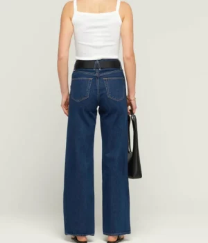 Denim-SLVRLAKE Grace High Rise Wide Leg in Evermore