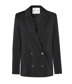 Jackets & Outerwear-Samsoe Samsoe Hoys Blazer in Black
