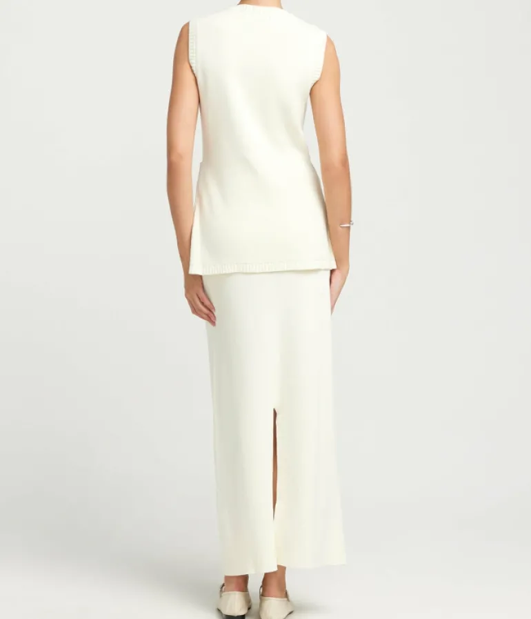 Skirts-Anna Quan Ines Maxi Skirt in Silence