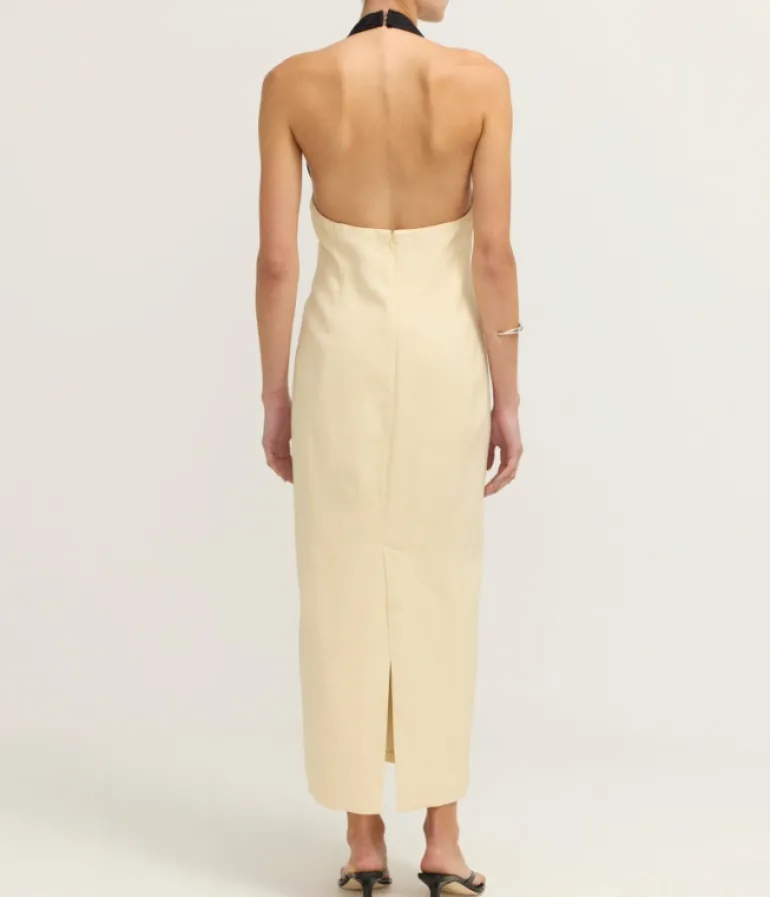 Dresses-Third Form Inverse Midi Dress in Cream