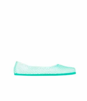 Flat Shoes-Ancient Greek Sandals Iro Jelly Flat in Aqua