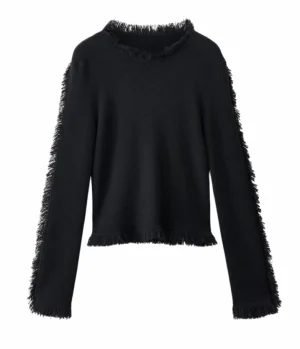 Knitwear-Lisa Yang Jade Sweater in Black