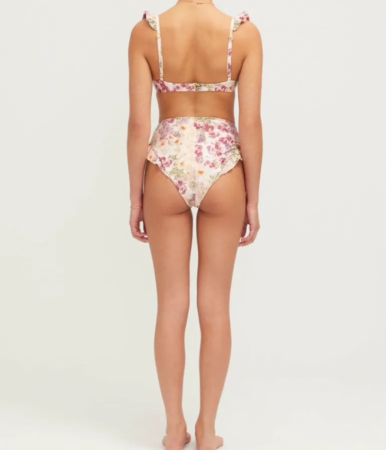 Swim & Resortwear-Agua by Agua Bendita Jengibre Bikini Bottom in Florecer
