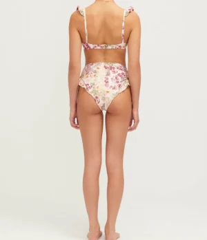 Swim & Resortwear-Agua by Agua Bendita Jengibre Bikini Bottom in Florecer