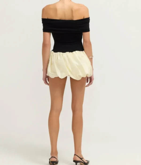 Dresses-Anna October Jewel Mini Dress in Ivory
