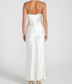 Tops-Refine Kate Slip Camisole in Ivory