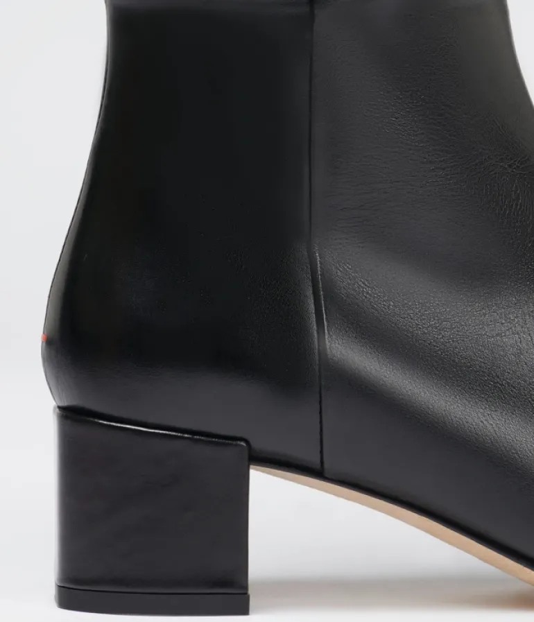 Boots-Aeyde Laura Calf Leather Boot in Black