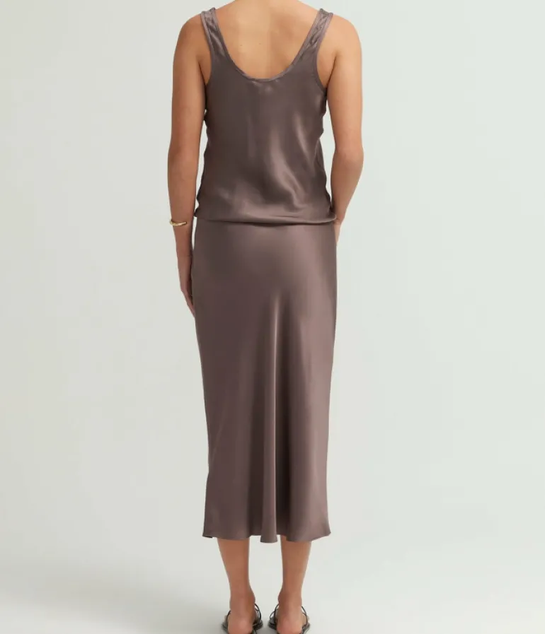 Tops-Anine Bing Lea Top in Iron