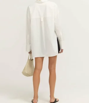 Tops-A.Emery Linter Shirt in Parchment