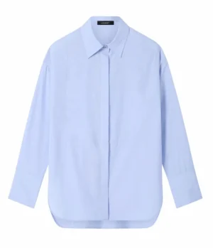 Tops-A.Emery Linter Shirt in Sky